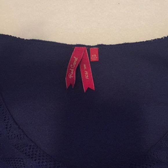 Navy lace sleeved dress - Picture 2 of 2